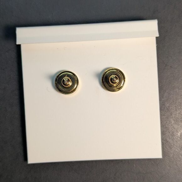 Tory Burch gold icon white enamel 2 piece set - Picture 5 of 7